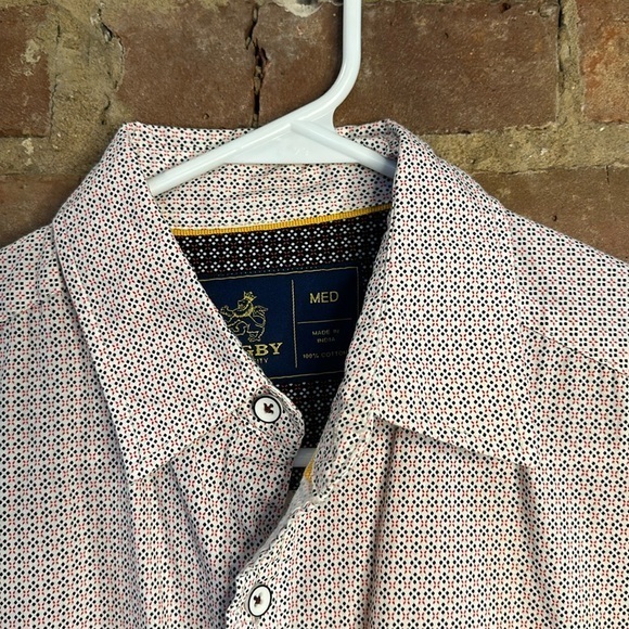 Rugby University Other - Casual men’s Short Sleeve Button Down, Pink vibes